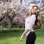 Cherry Blossoms - Photo Shoot with Model Claudia 18 Cherry Blossoms - Photo Shoot with Model Claudia, DSC09250