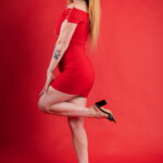 The Red Shoot, Five Models, Five Completely Different Looks, WestPhotography 1210